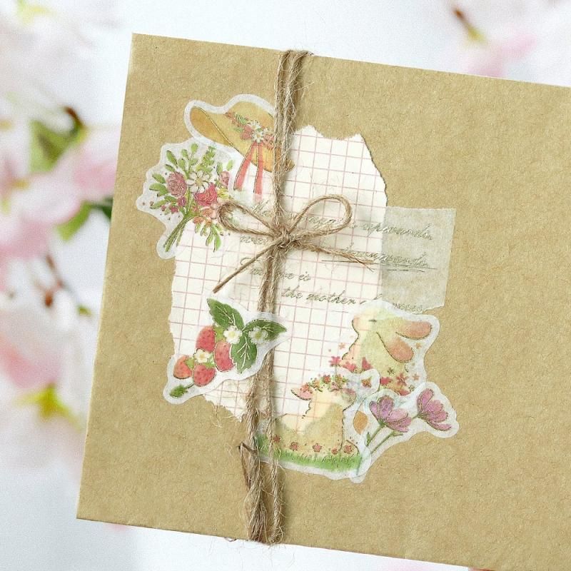 BGM Planner Sticker Flakes - Warm Forest - Pink