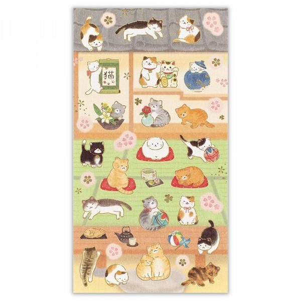 NB Japanese Style Stickers - Cats and Japanese-Style Room