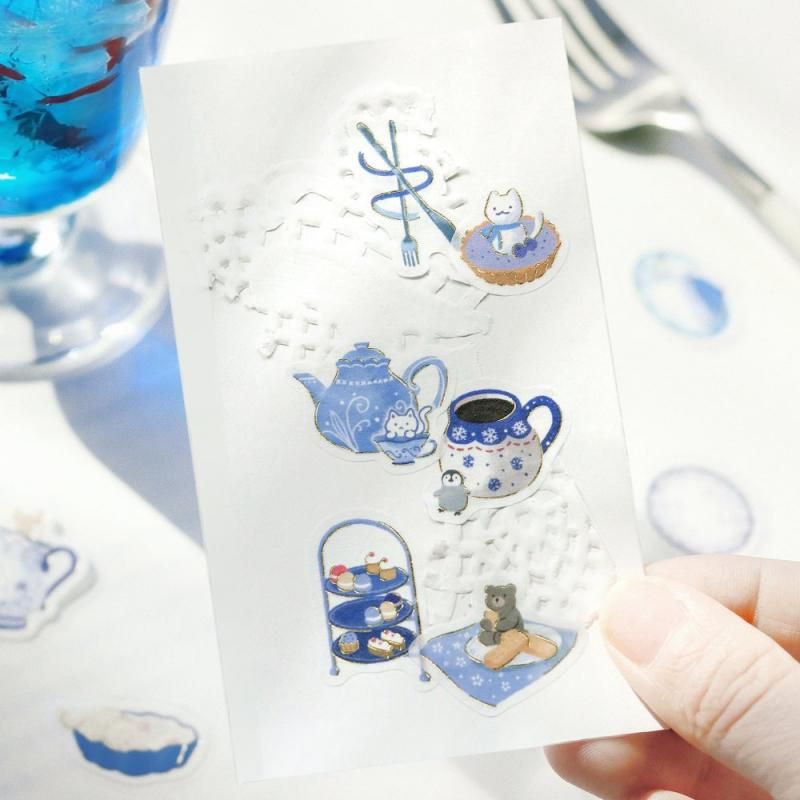 BGM Planner Sticker Flakes - Afternoon Tea Party - Let's Take a Breather