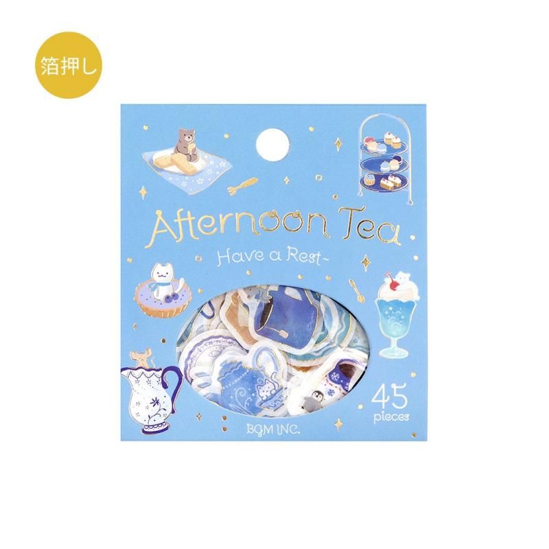BGM Planner Sticker Flakes - Afternoon Tea Party - Let's Take a Breather