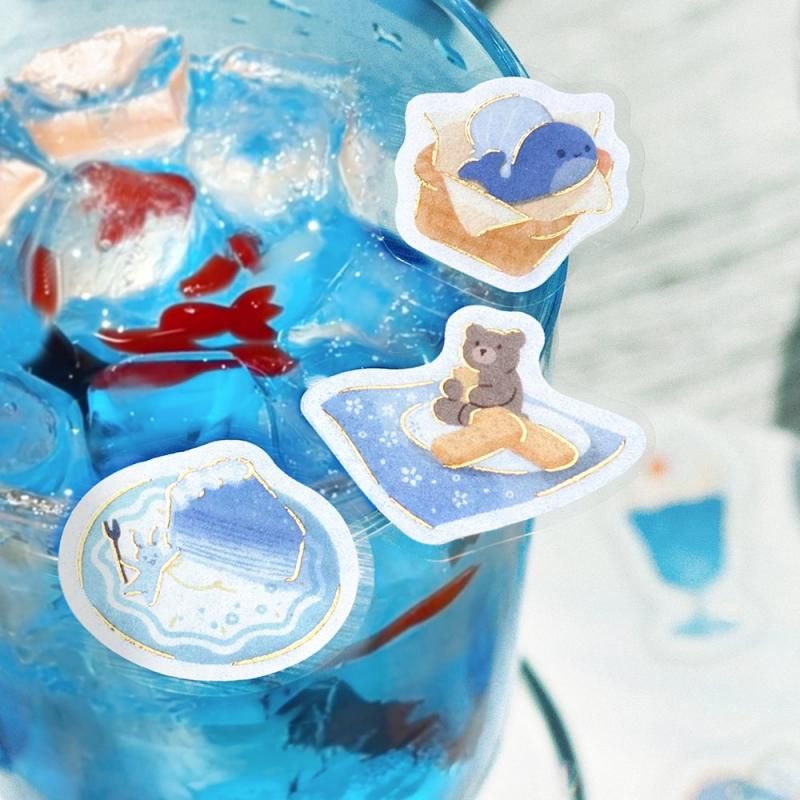 BGM Planner Sticker Flakes - Afternoon Tea Party - Let's Take a Breather