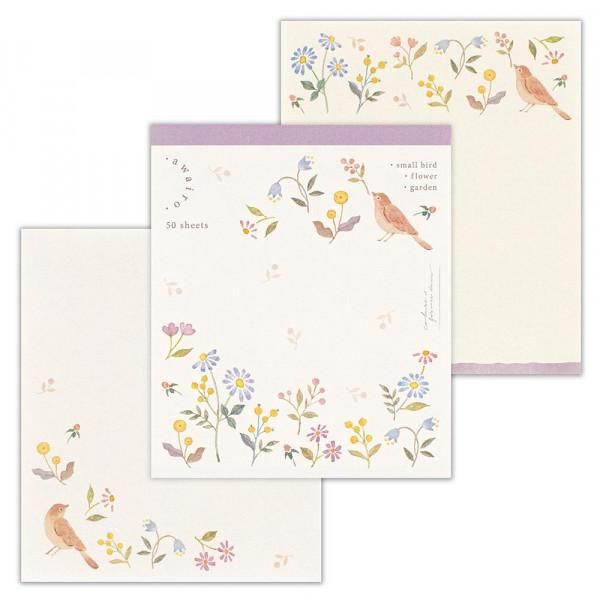 NB Awairo Memo Pad - Flowers Swaying