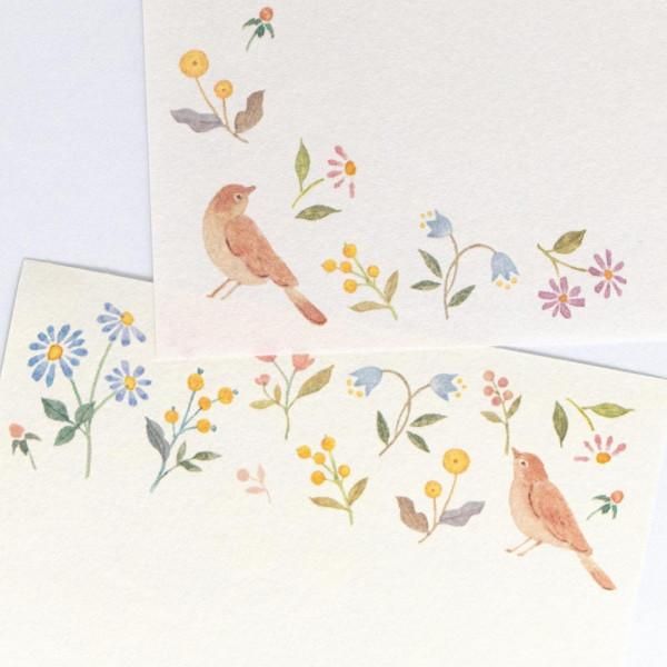 NB Awairo Memo Pad - Flowers Swaying