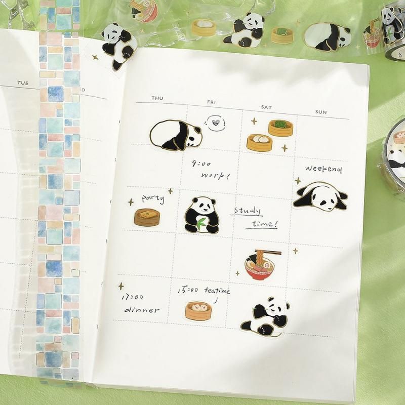 BGM Washi Tape - Classic Life - Chinese Panda