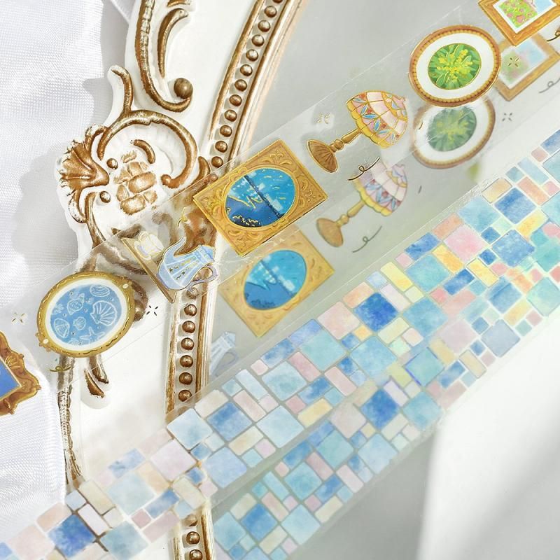 BGM Washi Tape - Classic Life - Tile Pattern