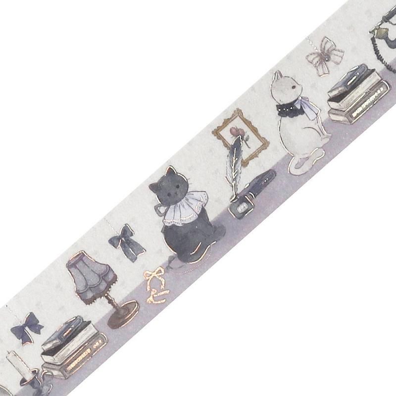 BGM Washi Tape - Fairy Tale Party - Silver Grey