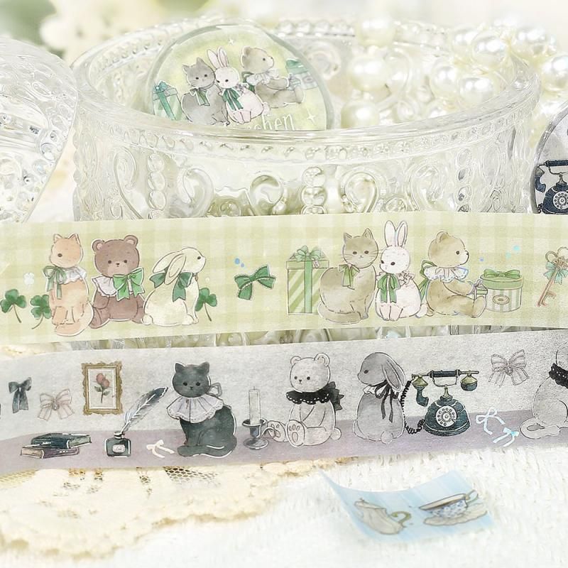 BGM Washi Tape - Fairy Tale Party - Silver Grey