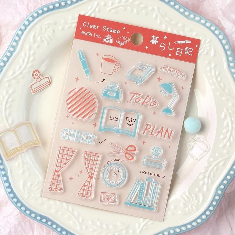 BGM Clear Stamp - Daily Life/Journal