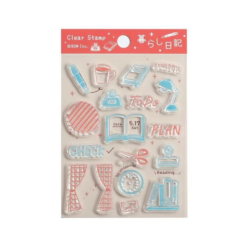 BGM Clear Stamp - Daily Life/Journal