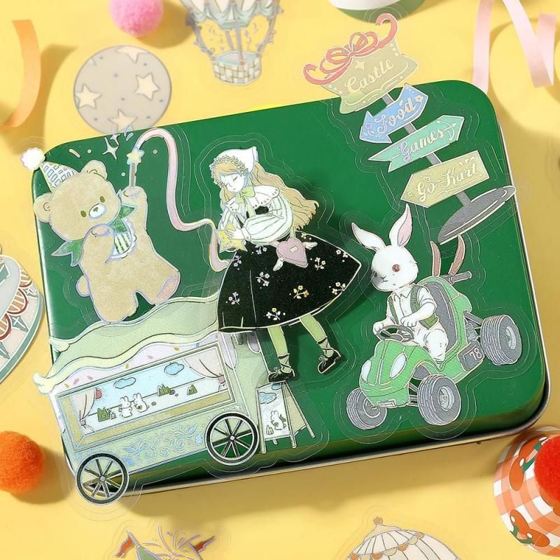 BGM Planner Sticker Flakes - Maiden's Amusement Park - Phantom