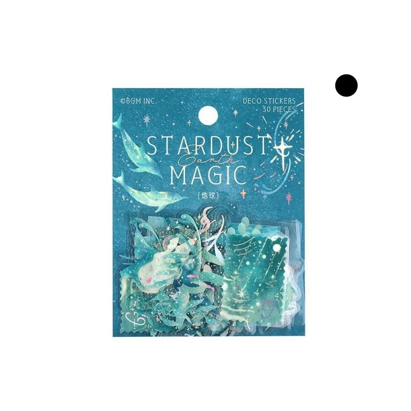 BGM Planner Sticker Flakes - Stardust Magic - Earth