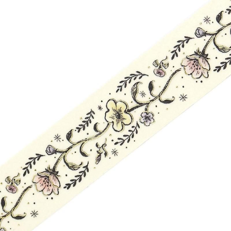 BGM Washi Tape - Life - Flower Sketch