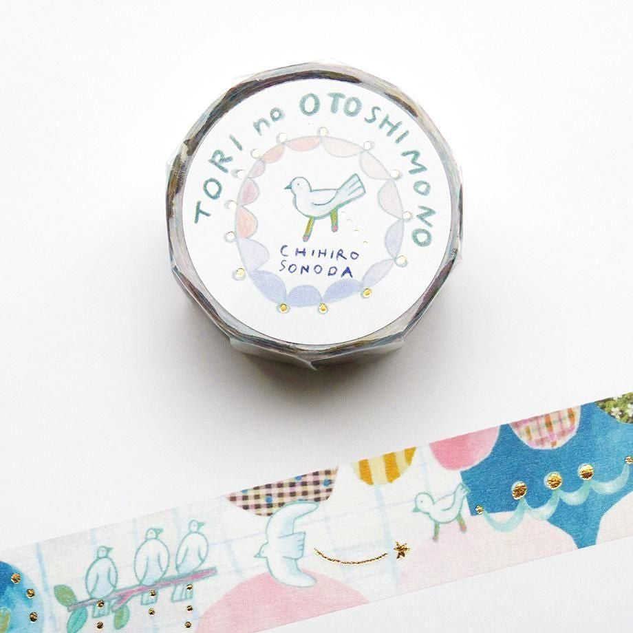 Hyogensha Cozyca Chihiro Sonoda Washi Tape - Tori no Otoshimono