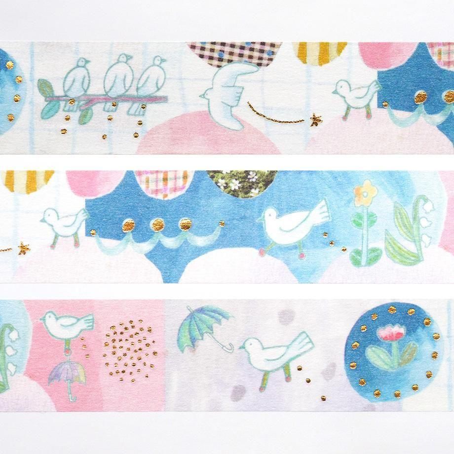 Hyogensha Cozyca Chihiro Sonoda Washi Tape - Tori no Otoshimono