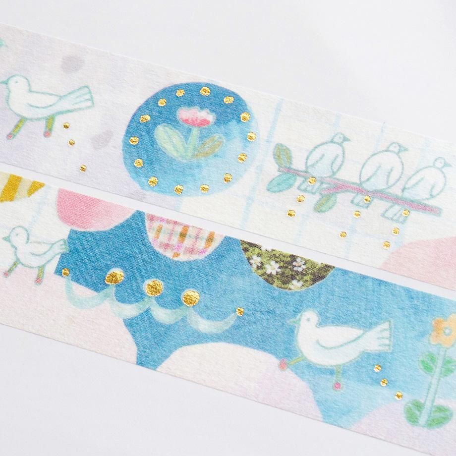 Hyogensha Cozyca Chihiro Sonoda Washi Tape - Tori no Otoshimono
