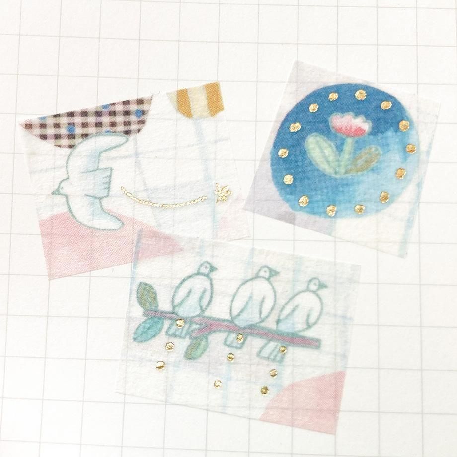 Hyogensha Cozyca Chihiro Sonoda Washi Tape - Tori no Otoshimono