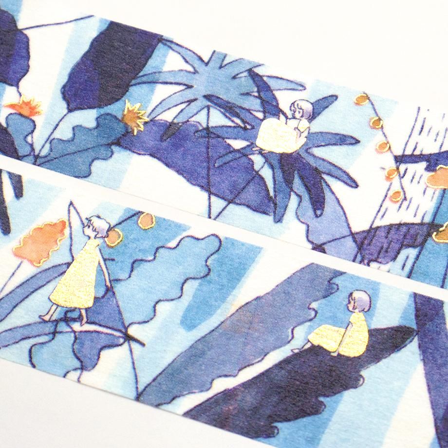Hyogensha Cozyca Sayuri Fujimaki Foil-Stamped Washi Tape - Nettai