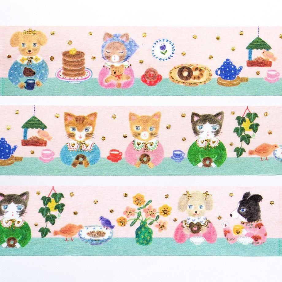 Hyogensha Cozyca Aiko Fukawa Washi Tape - Snack Time