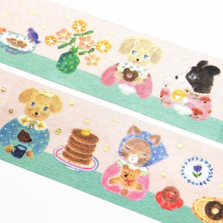 Hyogensha Cozyca Aiko Fukawa Washi Tape - Snack Time