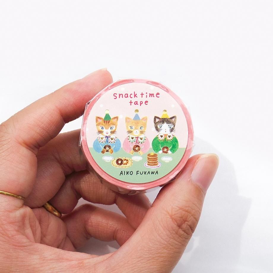 Hyogensha Cozyca Aiko Fukawa Washi Tape - Snack Time