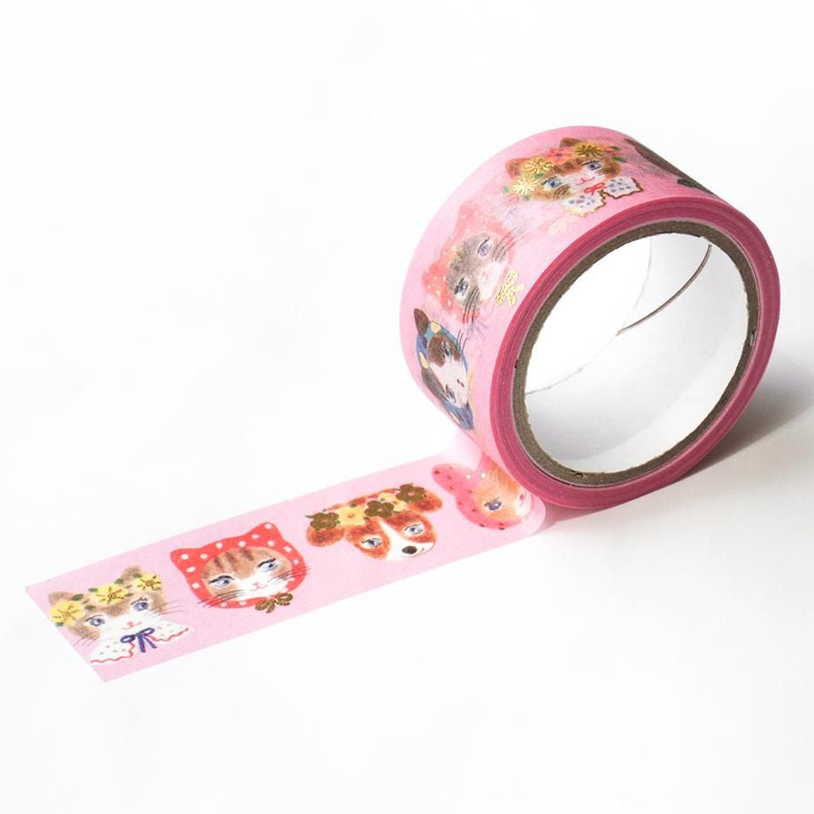 Hyogensha Cozyca Aiko Fukawa Washi Tape - Niko Niko