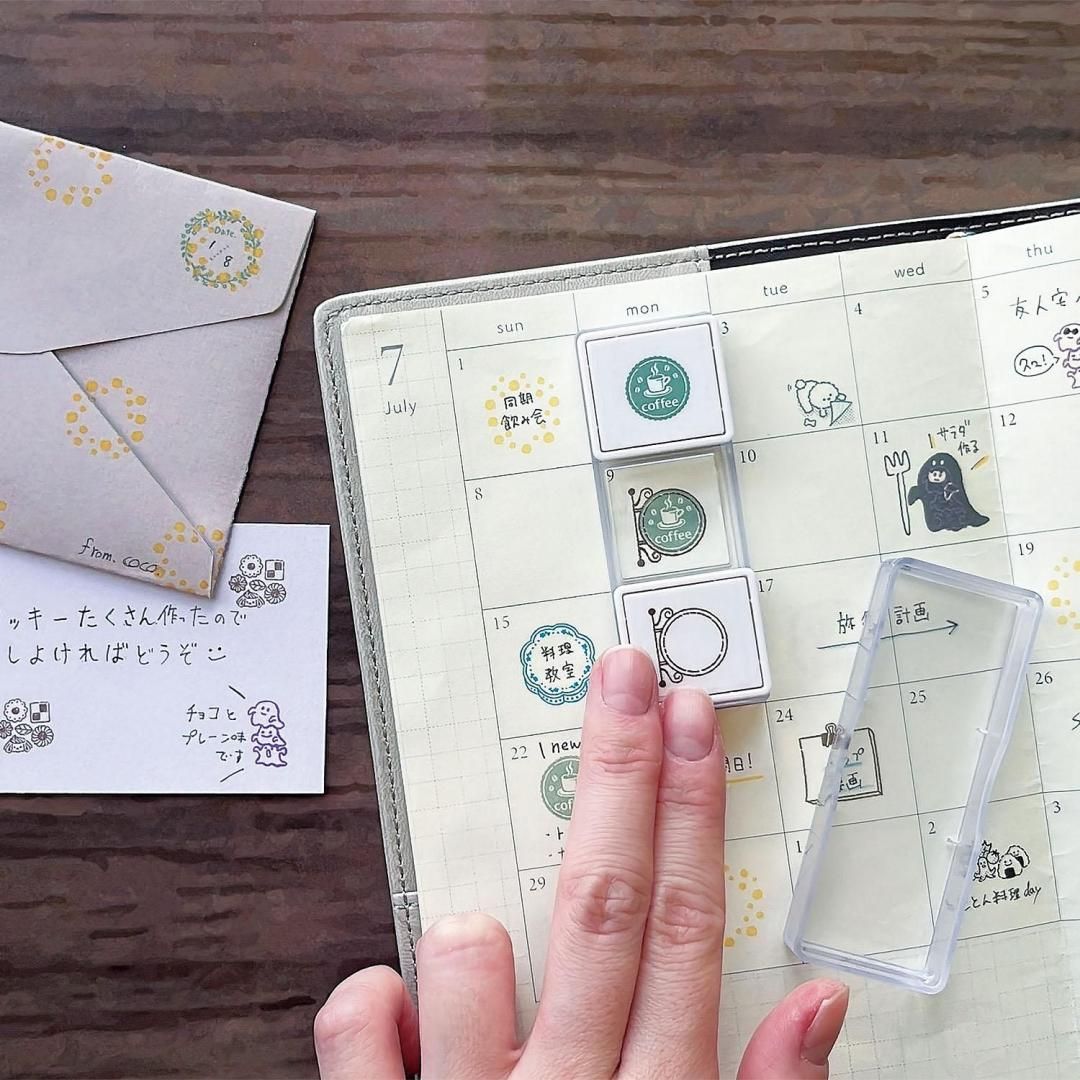 Kutsuwa Hancoco Slide Layer Stamps