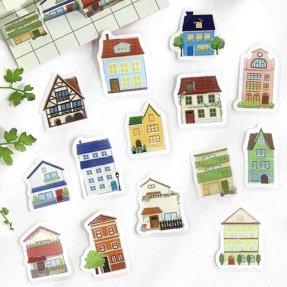 BGM Planner Sticker Flakes - Lots of Houses