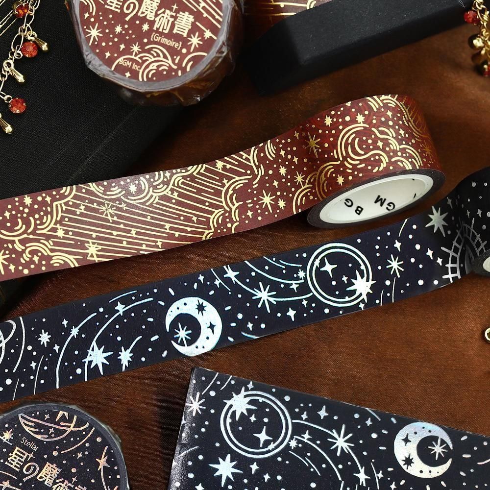 BGM Washi Tape - Star Magic Book - Flame