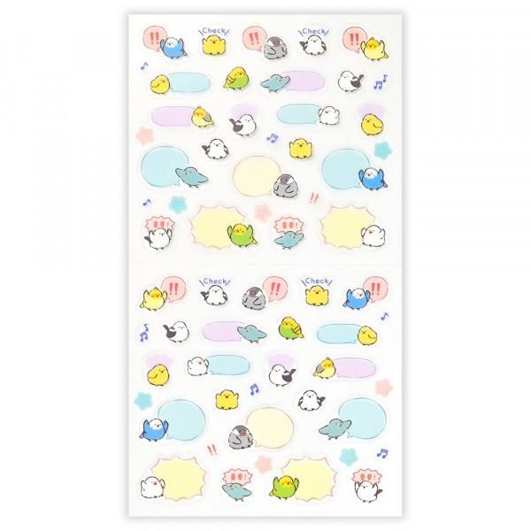 NB Large Planner Stickers - Talking Animals - Birds