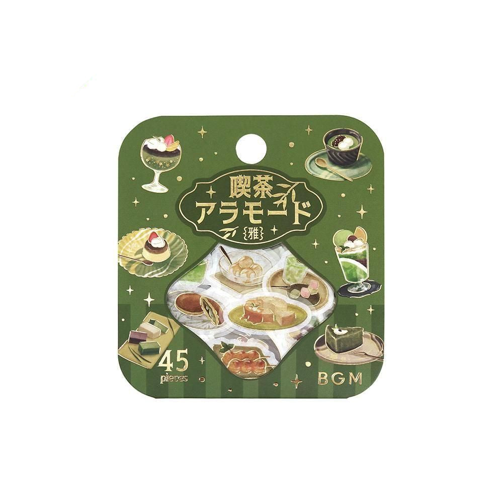 BGM Clear Flake Stickers - Cafe A La Mode - Pine Needle