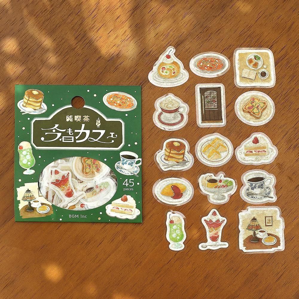 BGM Planner Sticker Flakes - Today's Cafe - Pure Coffee Shop