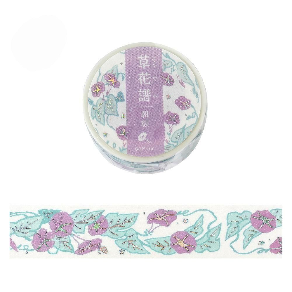 BGM Washi Tape - Flowers and Plants - Morning Glory