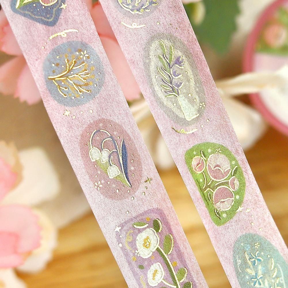 BGM Washi Tape - Life - Flower Brooch