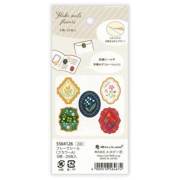 NB Stamp Flake Stickers - Flowers