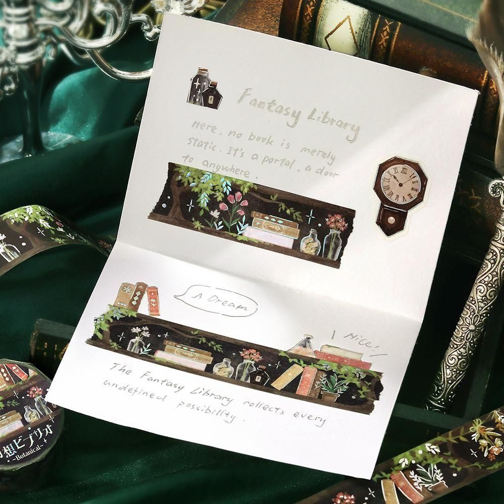 BGM Washi Tape - Fantasy Biblio - Botanical