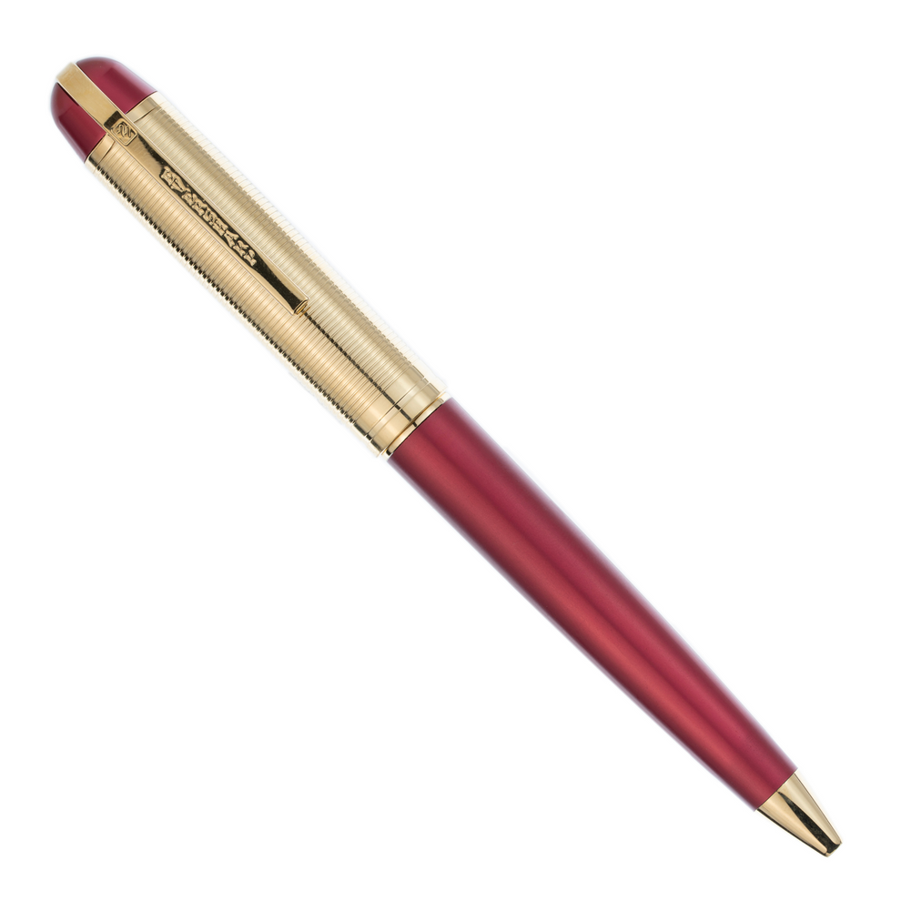 Wahl Eversharp Skyline Ballpoint Pen - Red w/Gold Trim