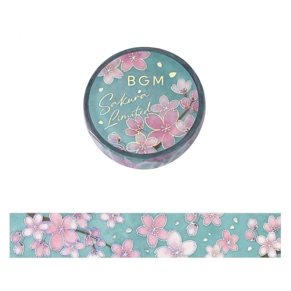 BGM Washi Tape - Sakura Limited - Cherry Blossom Time (Limited Edition)