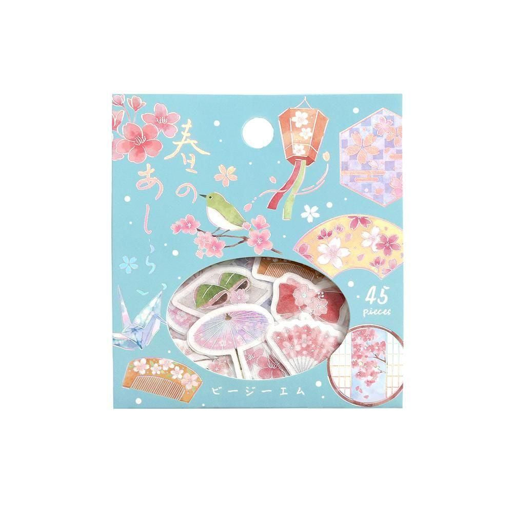 BGM Flake Stickers - Sakura Limited - Spring Decorations (Limited Edition)
