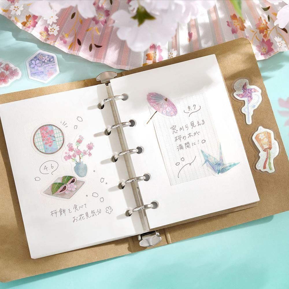 BGM Flake Stickers - Sakura Limited - Spring Decorations (Limited Edition)