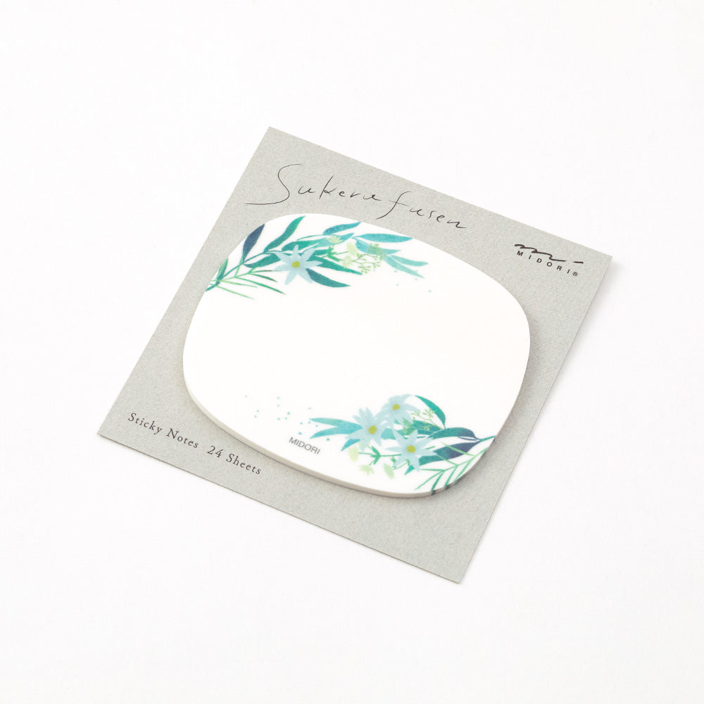 Midori Sticky Notes - Transparent - Leaves