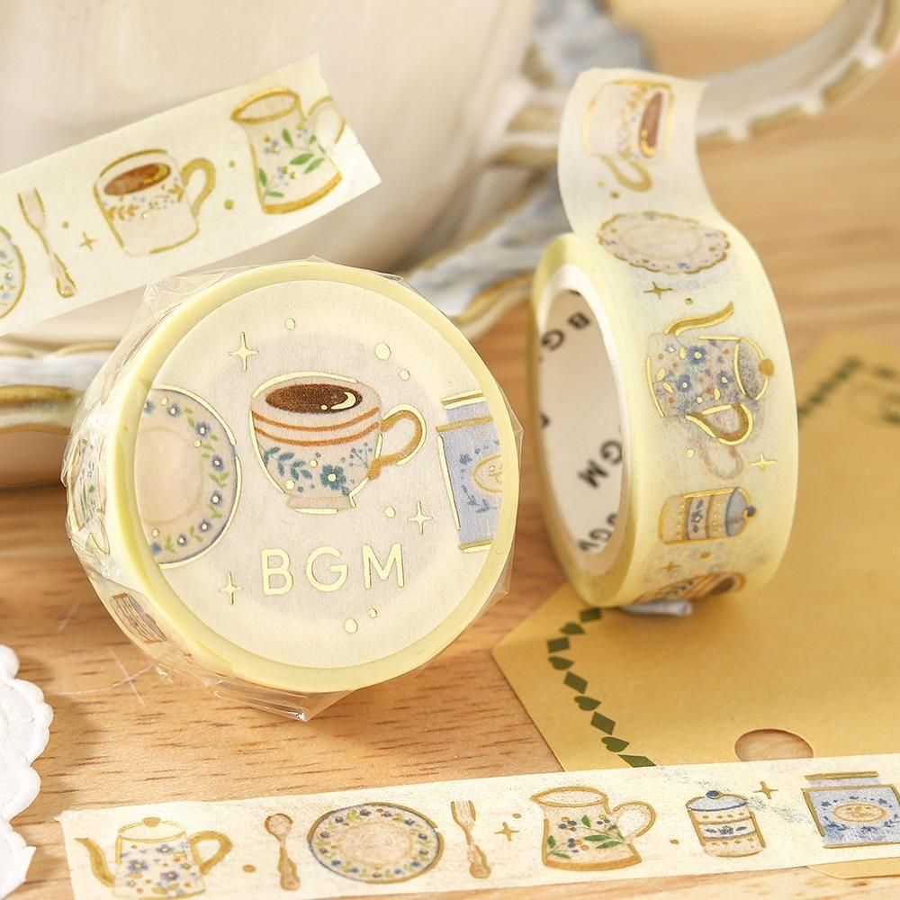 BGM Washi Tape - Life - Afternoon Tea Set
