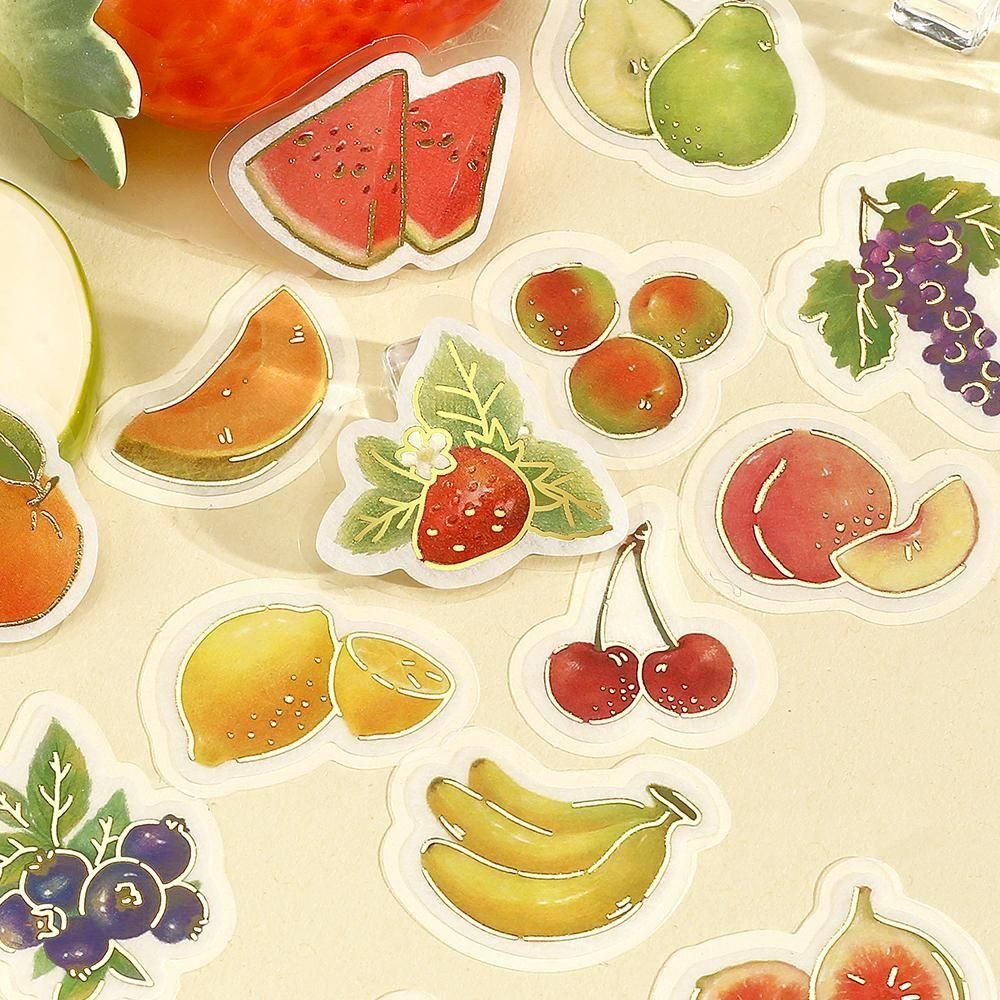 BGM Flake Stickers - Lots of Fruits