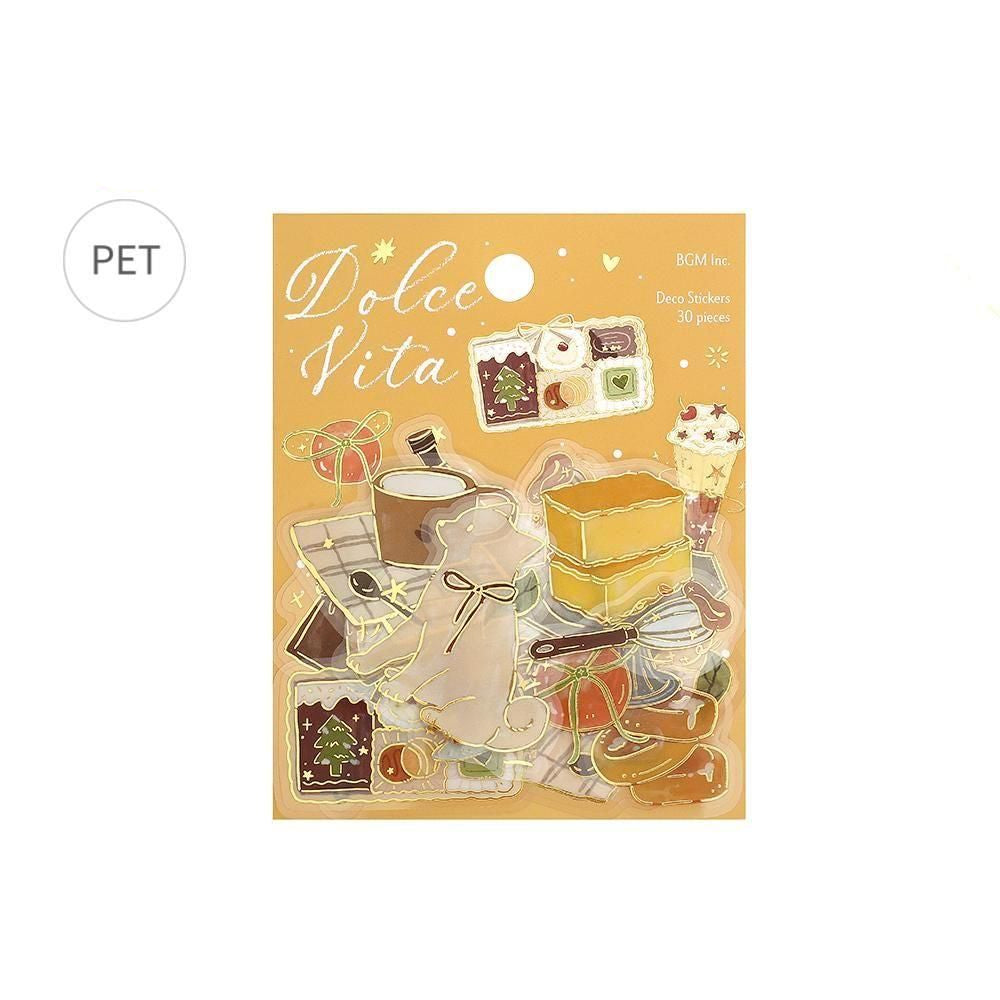 BGM Clear Flake Stickers - Dolce Vita - Sweet Recipes