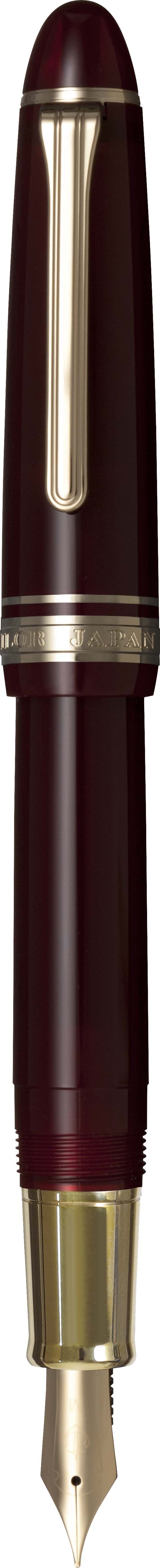 Sailor 1911 Casual L Stable Fountain Pen with Gold Trim - Muted Red