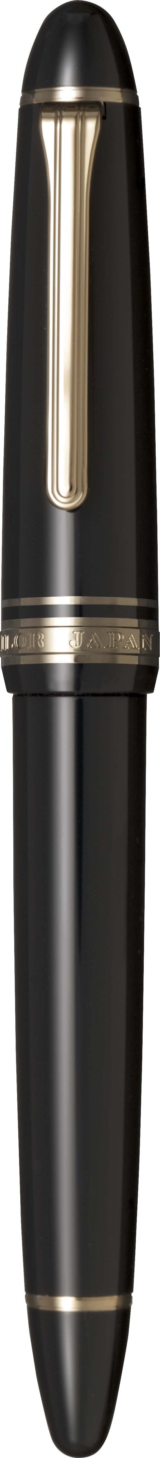 Sailor 1911 Casual L Stable Fountain Pen with Gold Trim - Muted Black