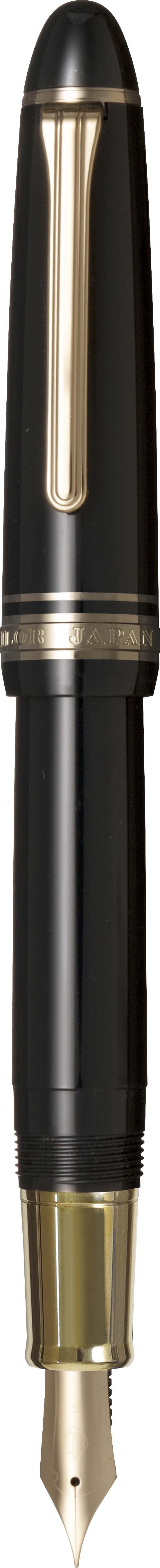 Sailor 1911 Casual L Stable Fountain Pen with Gold Trim - Muted Black