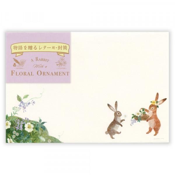 NB Envelopes - Ressa - A Rabbit with a Flower Ornament