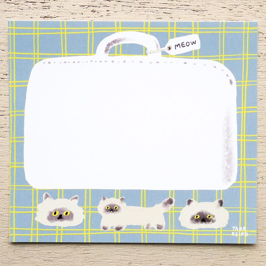 Hyogensha Cozyca Tada Reiko Memo Pad - Cat's Life