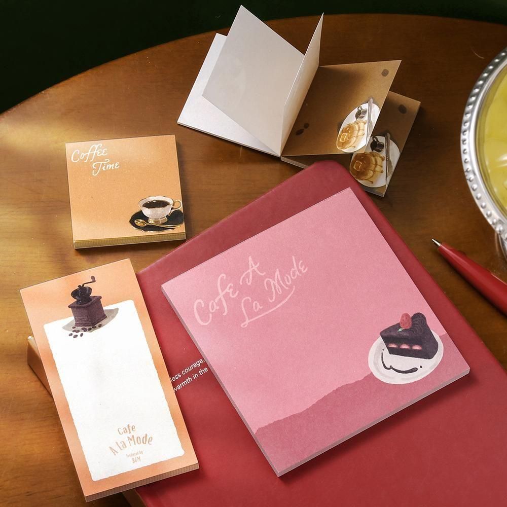 BGM Memo Pad Set - Memono - Cafe a La Mode Vol. 2