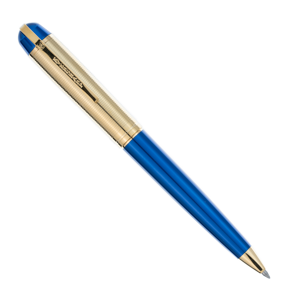 Wahl Eversharp Skyline Ballpoint Pen - Blue w/Gold Trim